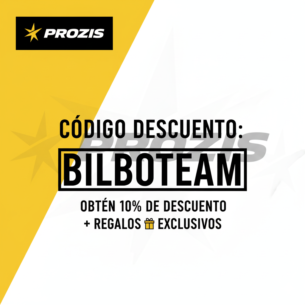 como usar el código descuento PROZIS BILBOTEAM