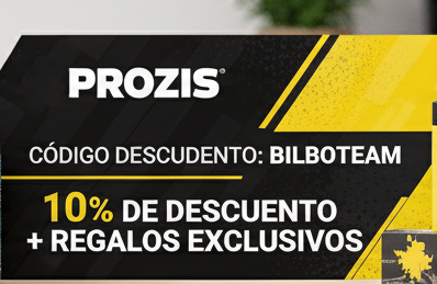 Indica el Código Descuento PROZIS BILBOTEAM